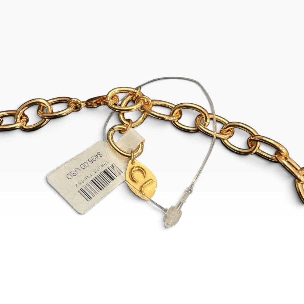 Chan Luu Lock & Key Charm Necklace Gold Labradorite Pearl Smoky Quartz NWT $495 - Picture 4 of 6